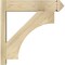 Ekena Millwork Westlake Rough Sawn Arts and Crafts Outlooker, Douglas Fir, 6"W x 24"D x 24"H OUT06X24X24WTL03RDF - alternate 4